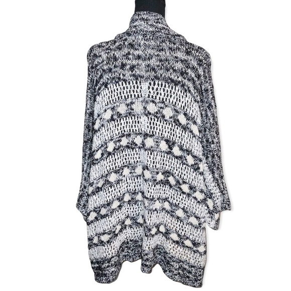 Marled open front cardigan sweater - Picture 4 of 6